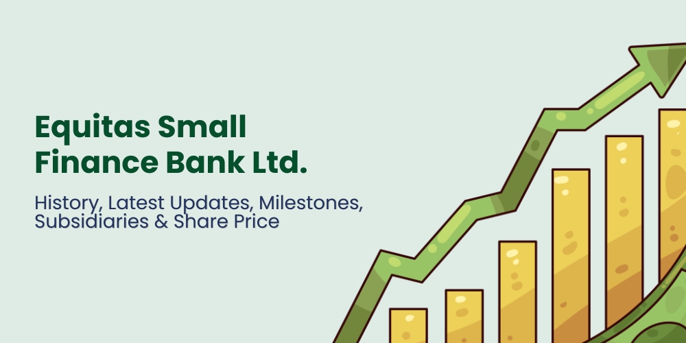 Equitas Small Finance Bank Ltd. &ndash; History, Latest Updates, Milestones, Subsidiaries & Share Price